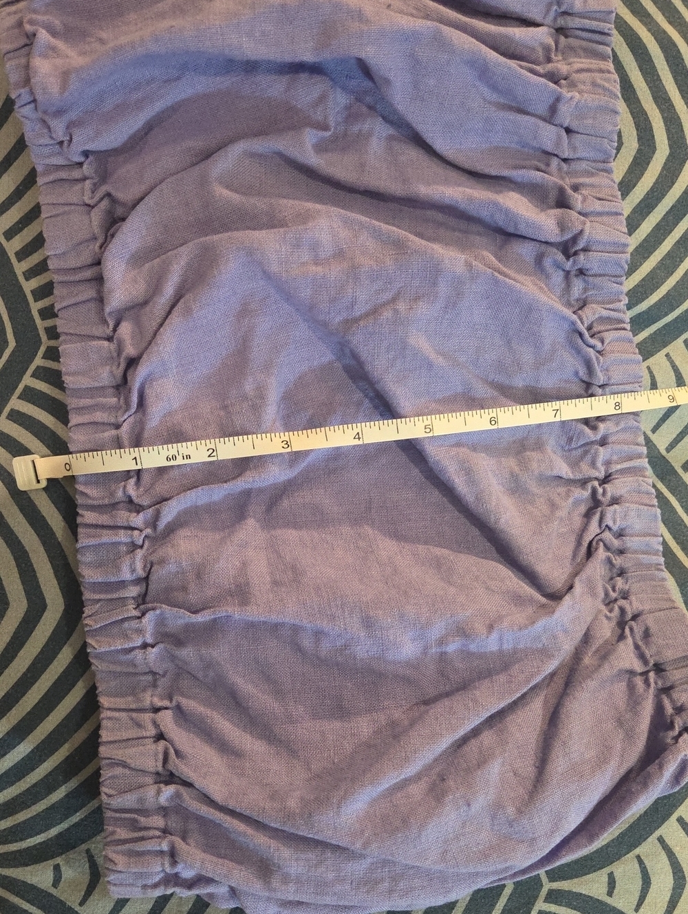 Cropped Linen Tube Top - Picture 3 of 4
